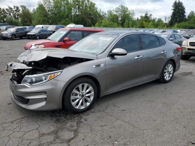KIA OPTIMA EX 2016 with VIN 5XXGU4L31GG009511 - Photo from auction