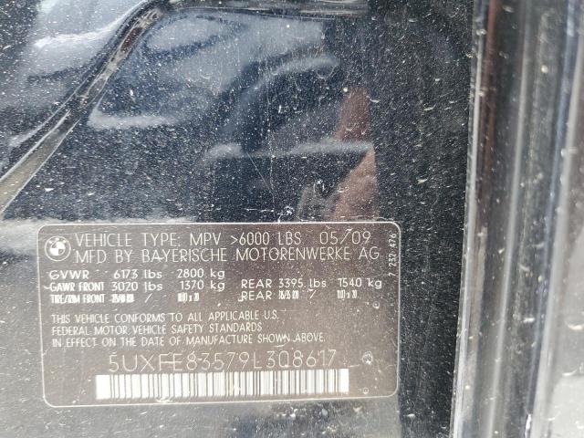Photo 14 from auction – 2009 BMW X5 XDRIVE4 with VIN 5UXFE83579L308617