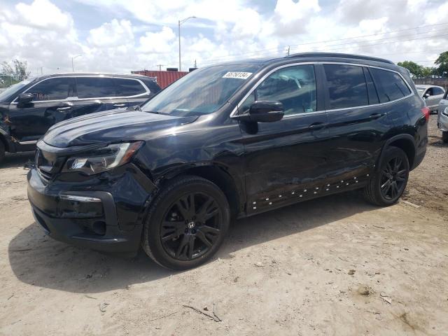 HONDA PILOT SE 2022 with VIN 5FNYF6H26NB102325 - Photo from auction