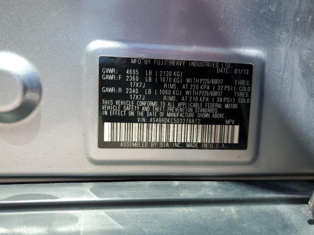 Снимка 14 от търг – 2013 SUBARU OUTBACK 3. с VIN 4S4BRDKC5D2276872