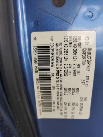 Photo 14 from auction – 2007 DODGE GRAND CARA with VIN 1D4GP24R07B208461