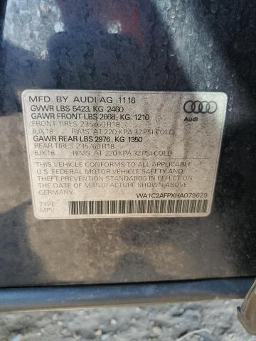Photo 14 from auction – 2017 AUDI Q5 PREMIUM with VIN WA1C2AFPXHA079629