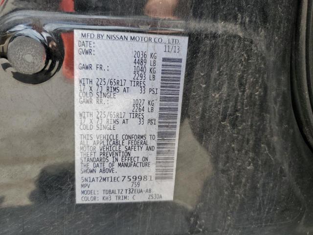 Photo 14 from auction – 2014 NISSAN ROGUE S with VIN 5N1AT2MT1EC759981