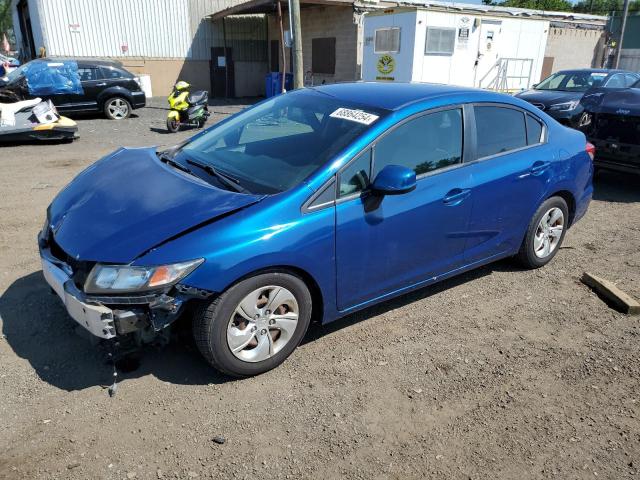 HONDA CIVIC LX 2013 with VIN 19XFB2F50DE215491 - Photo from auction