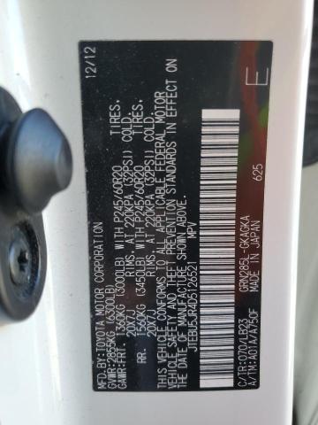 Photo 14 from auction – 2013 TOYOTA 4RUNNER SR with VIN JTEBU5JR4D5126521
