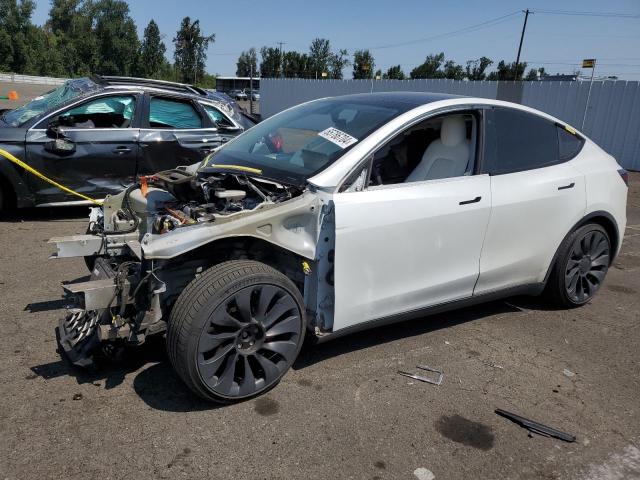 TESLA MODEL Y 2020 with VIN 5YJYGDEF5LF011617 - Photo from auction