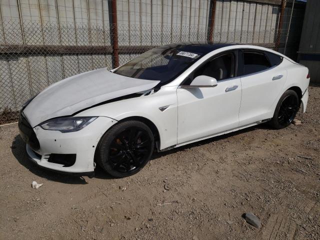 TESLA MODEL S 2015 with VIN 5YJSA1E24FF105205 - Photo from auction
