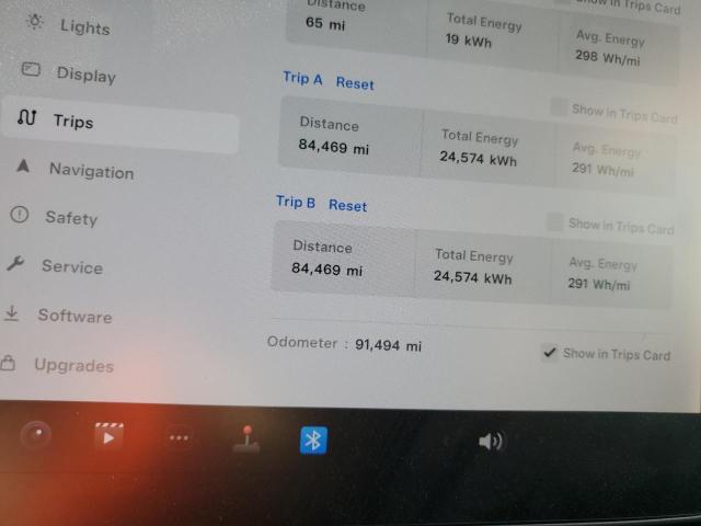 Photo 9 from auction – 2022 TESLA MODEL Y with VIN 7SAYGDEF6NF345323