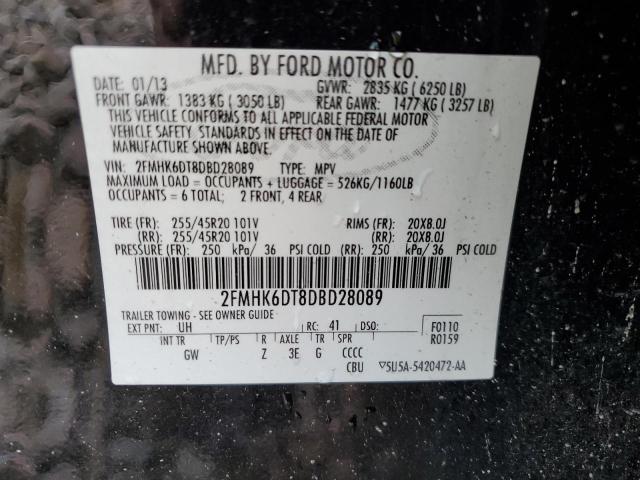 Photo 14 from auction – 2013 FORD FLEX LIMIT with VIN 2FMHK6DT8DBD28089