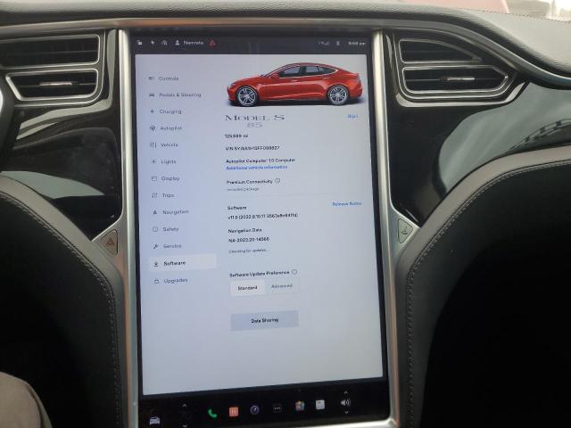 Photo 9 from auction – 2015 TESLA MODEL S 85 with VIN 5YJSA1H12FF088827