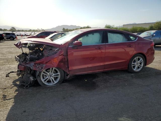 FORD FUSION SE 2018 with VIN 3FA6P0HD8JR204775 - Photo from auction