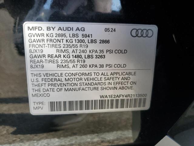 Foto 14 de la subasta – 2024 AUDI Q5 E PREMI con VIN WA1E2AFY4R2113500