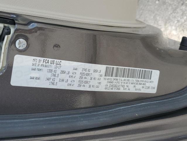 Photo 14 from auction – 2018 DODGE GRAND CARA with VIN 2C4RDGBG2JR177459