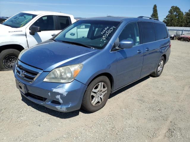 HONDA ODYSSEY EX 2007 with VIN 5FNRL387X7B071462 - Photo from auction