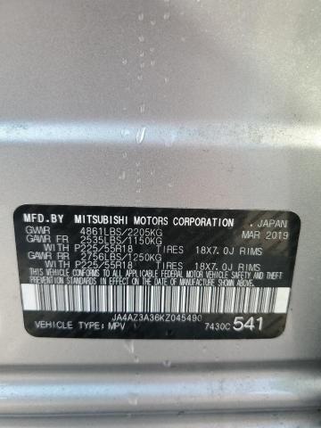 Photo 14 from auction – 2019 MITSUBISHI OUTLANDER with VIN JA4AZ3A36KZ045490