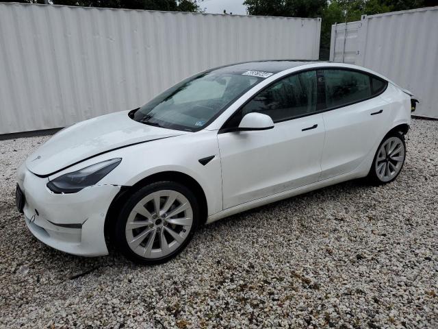 TESLA MODEL 3 2022 with VIN 5YJ3E1EB1NF291356 - Photo from auction