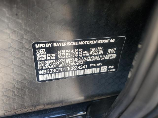Photo 14 from auction – 2024 BMW IX M60 with VIN WB533CF01RCR28341