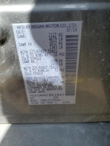 Photo 14 from auction – 2014 NISSAN ROGUE S with VIN 5N1AT2MV4EC863947