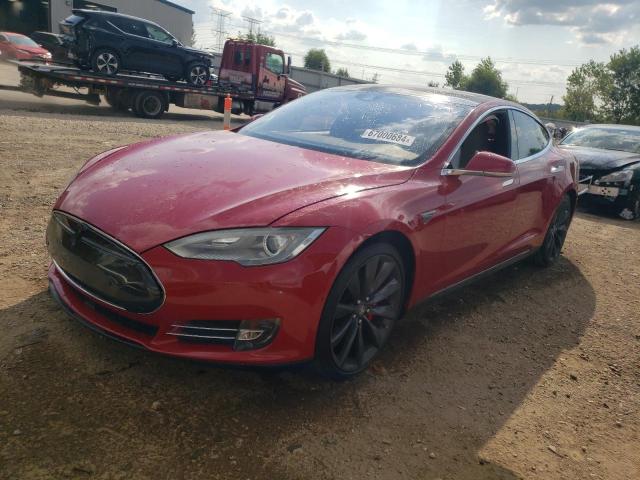 TESLA MODEL S 2015 with VIN 5YJSA1E47FF106799 - Photo from auction