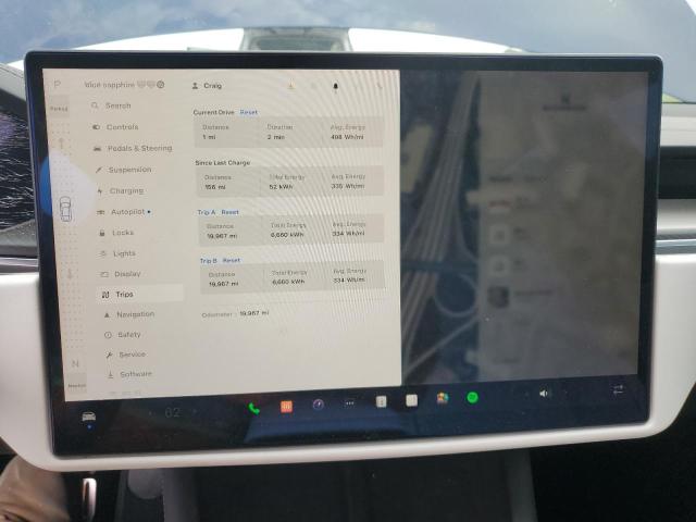 Photo 9 from auction – 2021 TESLA MODEL S with VIN 5YJSA1E69MF451699