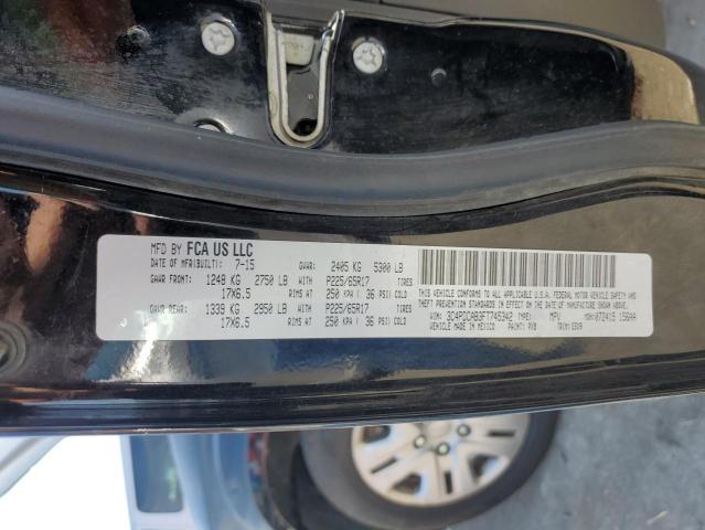 Photo 14 from auction – 2015 DODGE JOURNEY SE with VIN 3C4PDCAB3FT745342