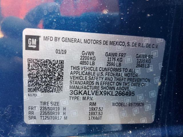 Photo 14 from auction – 2019 GMC TERRAIN SL with VIN 3GKALVEX9KL266495