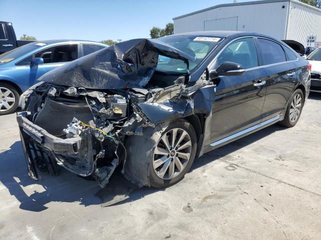 HYUNDAI SONATA SPO 2017 with VIN 5NPE34AF9HH595632 - Photo from auction
