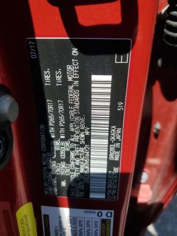 Photo 14 from auction – 2017 TOYOTA 4RUNNER SR with VIN JTEZU5JR7H5164121