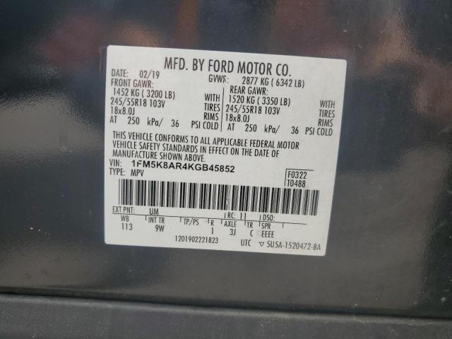 Photo 14 from auction – 2019 FORD EXPLORER P with VIN 1FM5K8AR4KGB45852