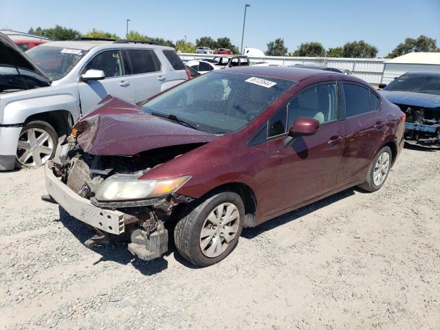 HONDA CIVIC LX 2012 with VIN 2HGFB2F54CH565307 - Photo from auction