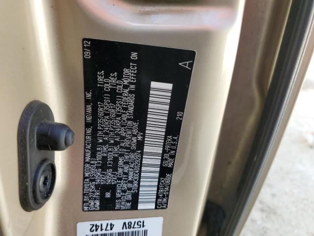 Photo 14 from auction – 2013 TOYOTA SIENNA LE with VIN 5TDKK3DC4DS292974