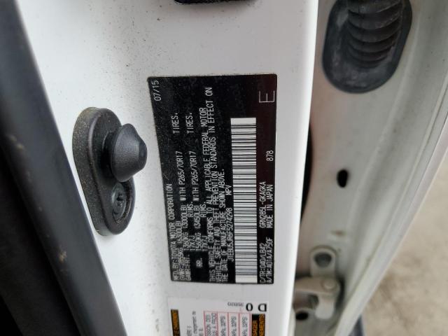 Photo 14 from auction – 2015 TOYOTA 4RUNNER SR with VIN JTEBU5JR6F5274298