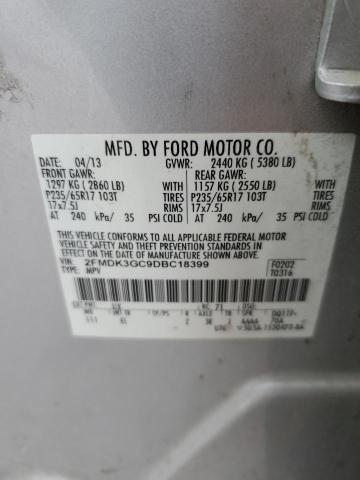 Photo 14 from auction – 2013 FORD EDGE SE with VIN 2FMDK3GC9DBC18399