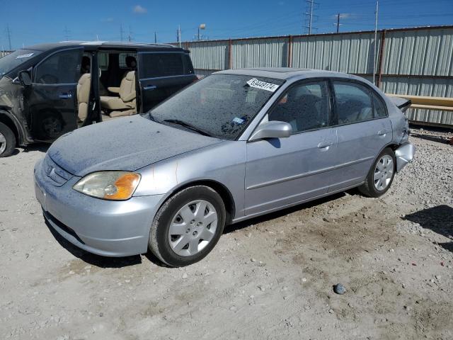 HONDA CIVIC EX 2001 with VIN 1HGES26711L077171 - Photo from auction