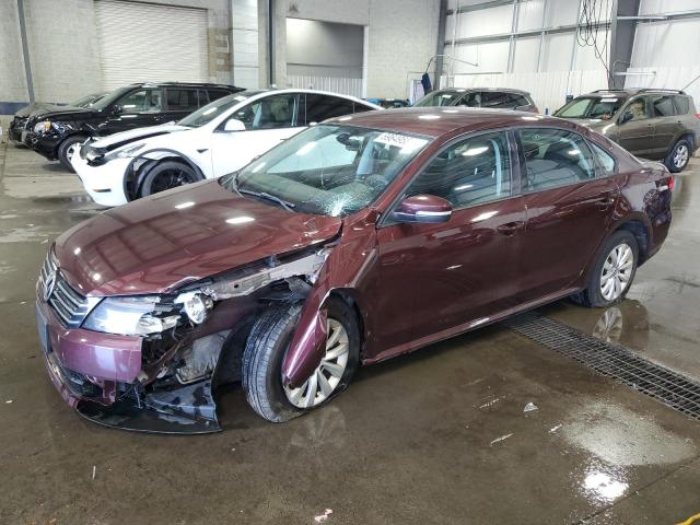 Photo 1 from auction – 2012 VOLKSWAGEN PASSAT S with VIN 1VWAP7A35CC105411