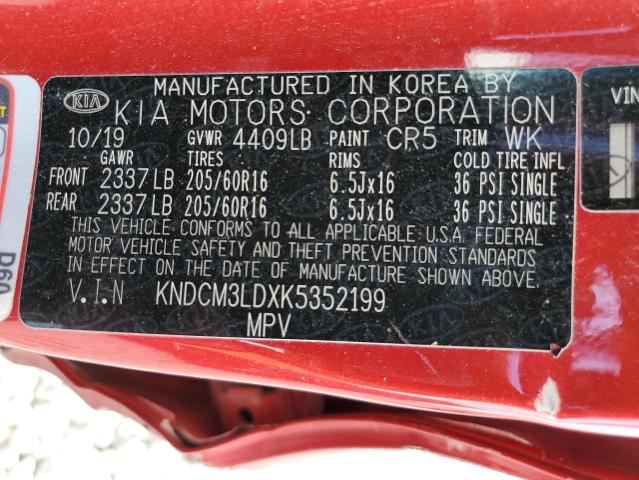 Photo 14 from auction – 2019 KIA NIRO LX with VIN KNDCM3LDXK5352199