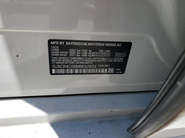 Photo 14 from auction – 2021 BMW X5 SDRIVE with VIN 5UXCR4C08M9E62833