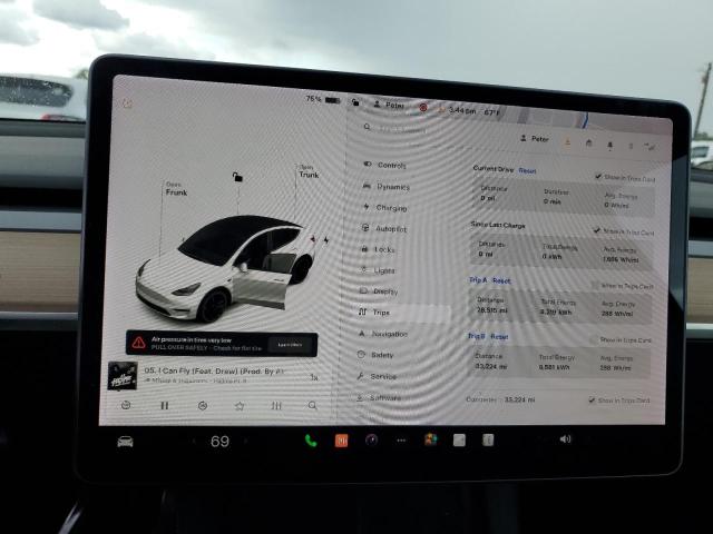 Photo 9 from auction – 2021 TESLA MODEL Y with VIN 5YJYGAEE5MF196744