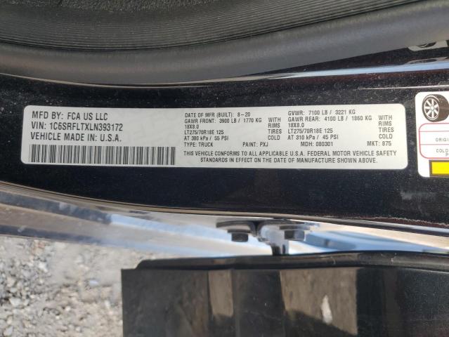 Photo 14 from auction – 2020 RAM 1500 REBEL with VIN 1C6SRFLTXLN393172