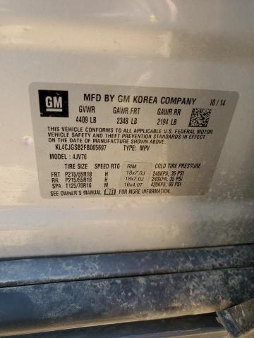 Photo 14 from auction – 2015 BUICK ENCORE with VIN KL4CJGSB2FB065697