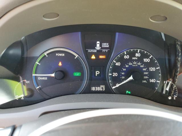 Photo 9 from auction – 2010 LEXUS RX 450H with VIN JTJBC1BA7A2415489