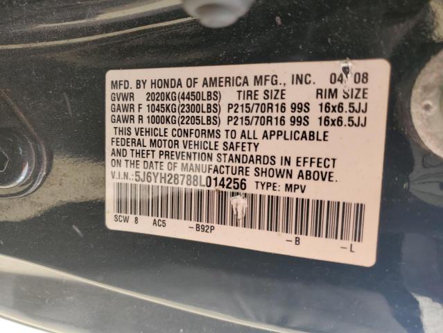 Photo 14 from auction – 2008 HONDA ELEMENT EX with VIN 5J6YH28788L014256