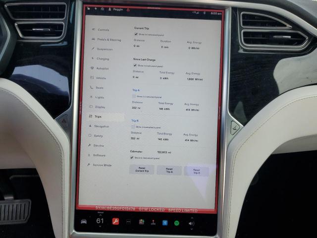 Photo 9 from auction – 2016 TESLA MODEL X with VIN 5YJXCBE26GF015478