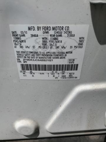 Photo 14 from auction – 2010 FORD EDGE SEL with VIN 2FMDK3JC6ABB21021