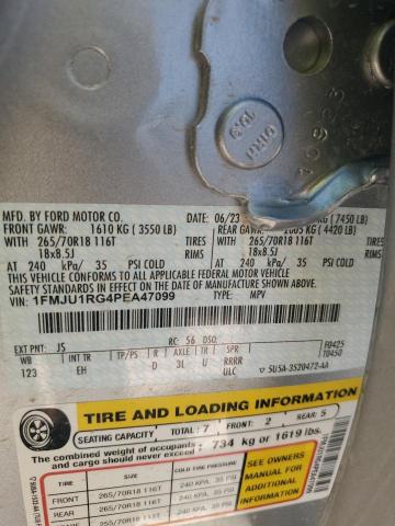 Photo 14 from auction – 2023 FORD EXPEDITION with VIN 1FMJU1RG4PEA47099