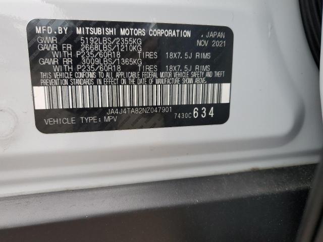 Photo 14 from auction – 2022 MITSUBISHI OUTLANDER with VIN JA4J4TA82NZ047901