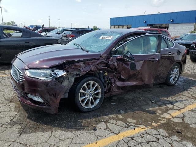 FORD FUSION SE 2017 with VIN 3FA6P0HD6HR305176 - Photo from auction
