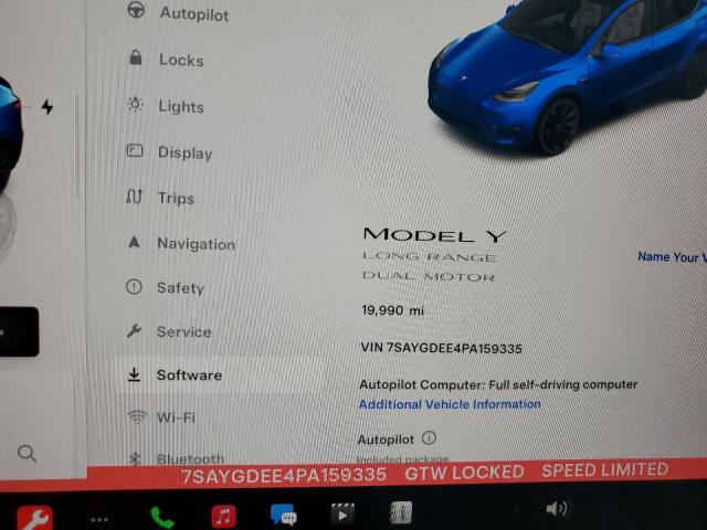صورة رقم 9 من المزاد - 2023 TESLA MODEL Y مع VIN 7SAYGDEE4PA159335