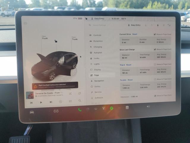 Photo 9 from auction – 2024 TESLA MODEL Y with VIN 7SAYGDEE4RF075098