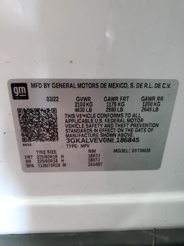 Photo 14 from auction – 2022 GMC TERRAIN SL with VIN 3GKALVEV0NL186845